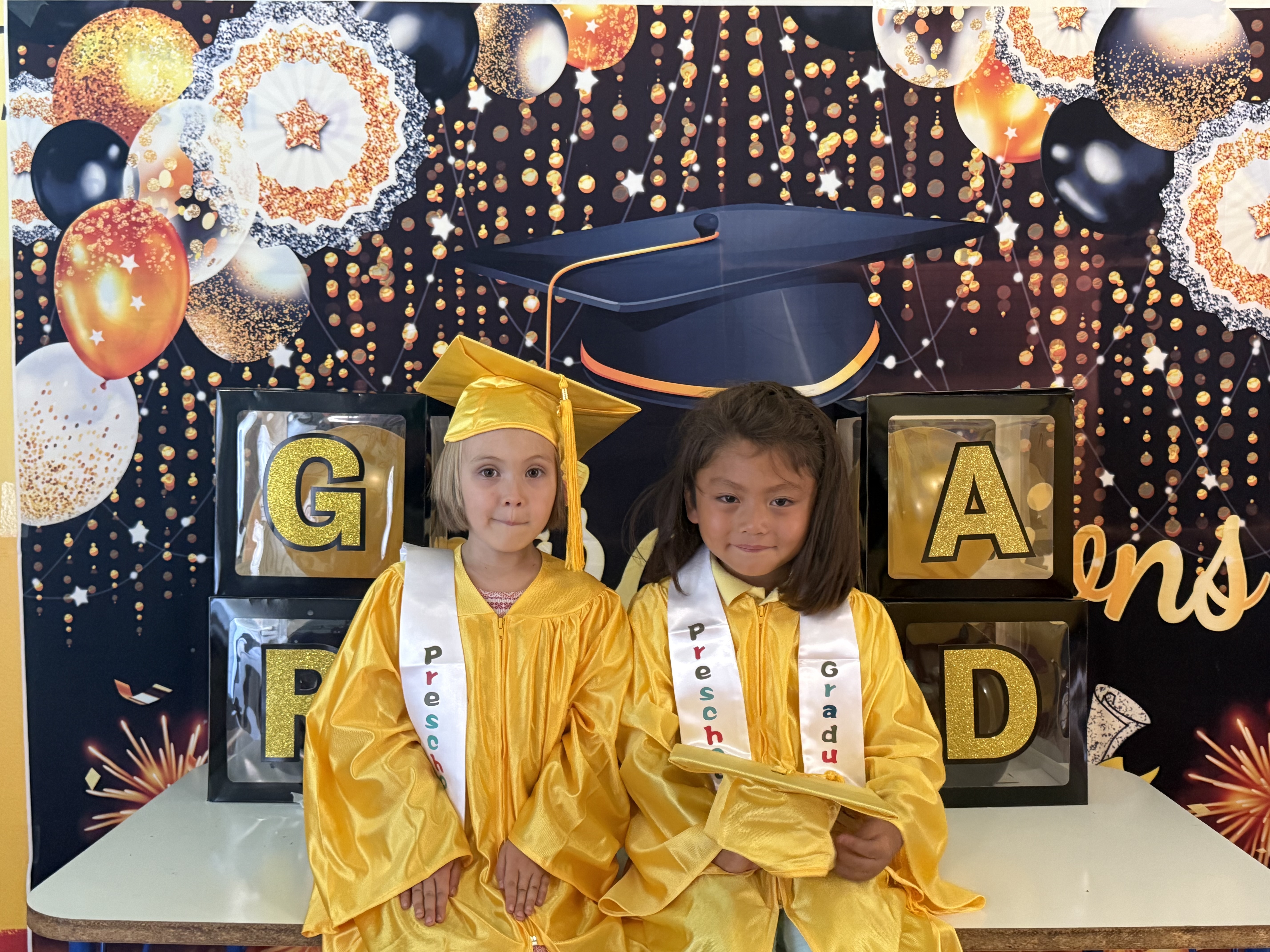 Apple Land Kids Pre-K Graduation - Young children celebrating their milestone achievement in Sunnyvale
